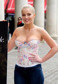 Helen Flanagan - Launches PETA's campaign to raise awareness of the use of eotic animal skins in London (23.05.2013) 