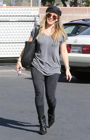 Hilary Duff candids in Santa Monica 11/1/13  