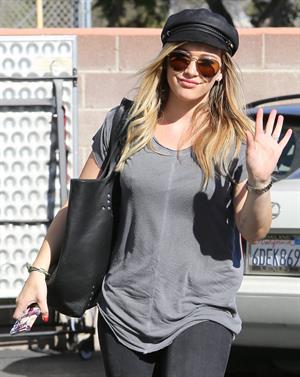 Hilary Duff candids in Santa Monica 11/1/13  