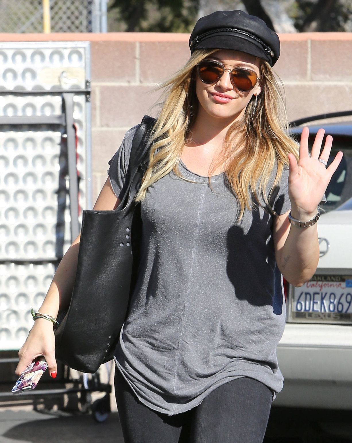 Hilary Duff candids in Santa Monica 11/1/13  