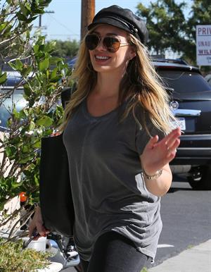 Hilary Duff candids in Santa Monica 11/1/13  