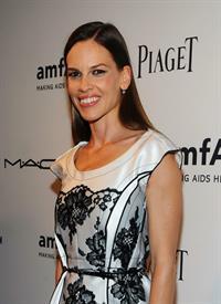 Hilary Swank attends the 3rd annual amfAR Inspiration Gala New York on June 7, 2012