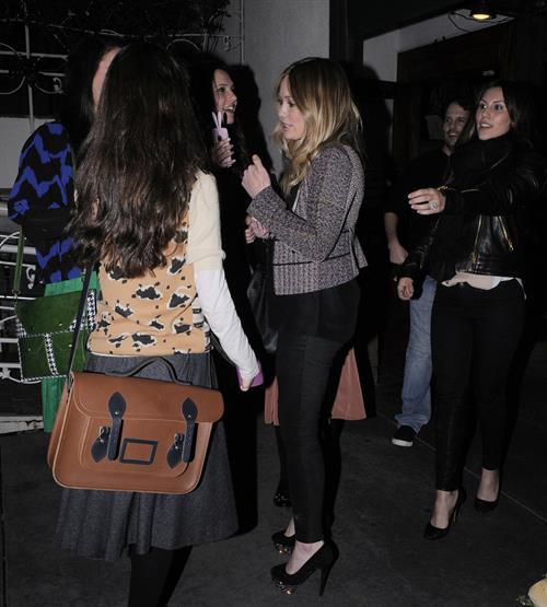 Hilary Duff Pictures Hilary Duff - Night out in Los Angeles on January 26, 2013
