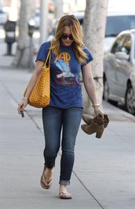 Hilary Duff out and about in Los Angeles 1/8/13 