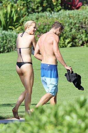 Ireland Baldwin bikinis at beach in Maui 10/21/12 