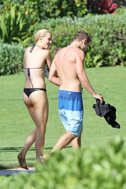 Ireland Baldwin bikinis at beach in Maui 10/21/12 