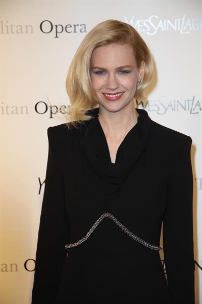 January Jones Metropolitan Opera Gala Premiere of Manon in New York on March 26, 2012 
