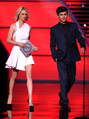 January Jones espy awards at Nokia Theatre in Los Angeles Live on July 14, 2010 