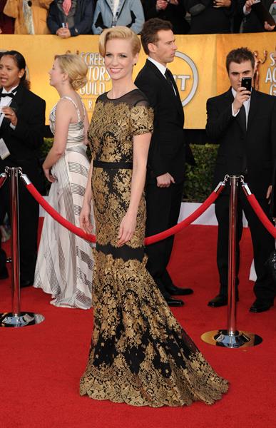January Jones 17th annual Screen Actors Guild Awards on January 1, 2011