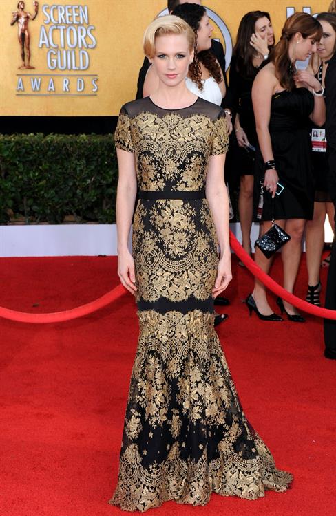January Jones 17th annual Screen Actors Guild Awards on January 1, 2011
