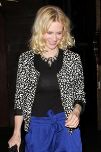 January Jones 33rd birthday at Fogo de Chao in Los Angeles on January 5, 2012