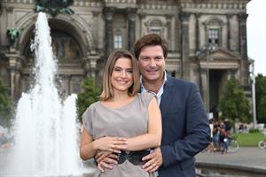 Jeanette Biedermann Jedermann Photocall & Pressekonferenz in Berlin on August 7, 2013