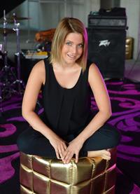 Jeanette Biedermann posiert am Rande der Dreharbeiten zur Serie 'Hauptstadtrevier' in Berlin 26.07.12