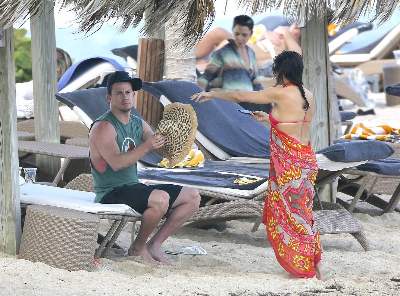 Jenna Dewan-Tatum - at the beach in St Barts 12/31/12  