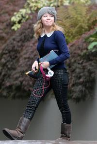 Jennette McCurdy leaving her hotel in Vancouver 11/1/12 