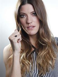 Jennifer Carpenter posing for Carlo Allegri portraits in New York City - October 26, 2012 