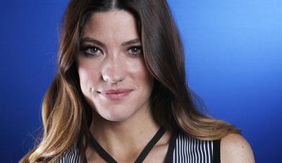 Jennifer Carpenter posing for Carlo Allegri portraits in New York City - October 26, 2012 