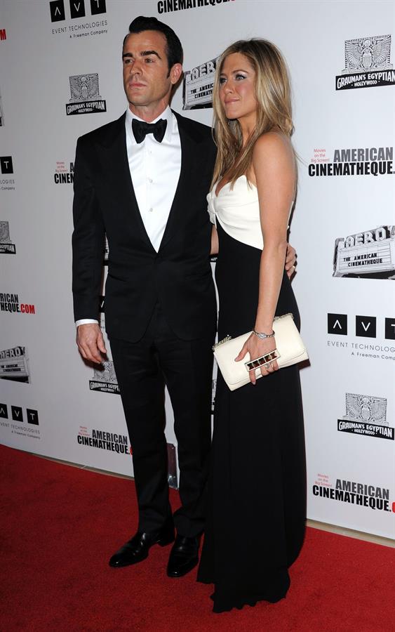 Jennifer Aniston 26th American Cinematheque Award Gala honoring Ben Stiller (November 15, 2012) 