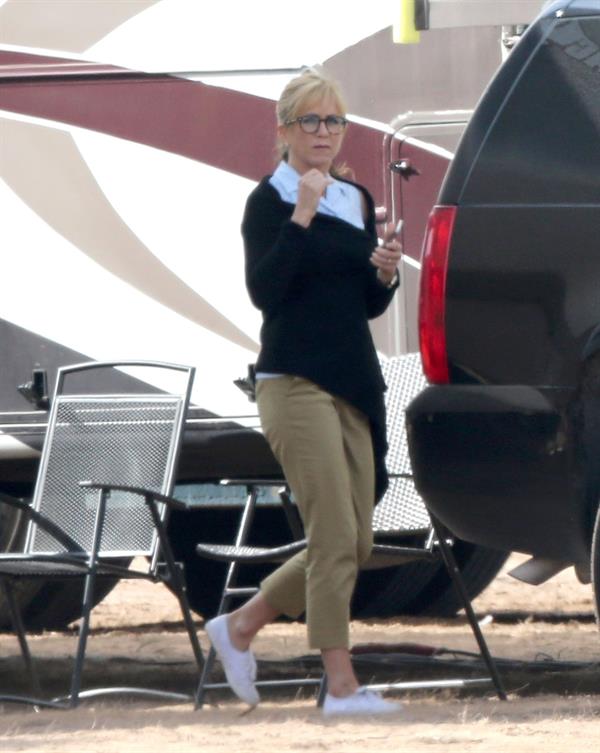 Jennifer Aniston set of 'We're the Miller' in NM 9/24/12 