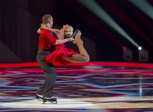 Jennifer Ellison Pictures Jennifer Ellison Dancing on Ice Promos on January 15, 2012