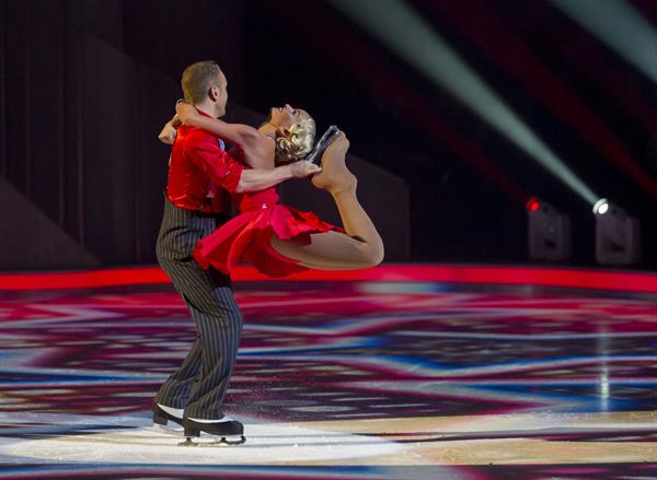 Jennifer Ellison Dancing on Ice Promos on January 15, 2012