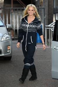 Jennifer Ellison ITV studios in London on January 4, 2011