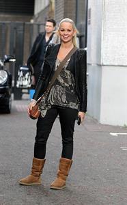 Jennifer Ellison ITV studios in London on February 17, 2012