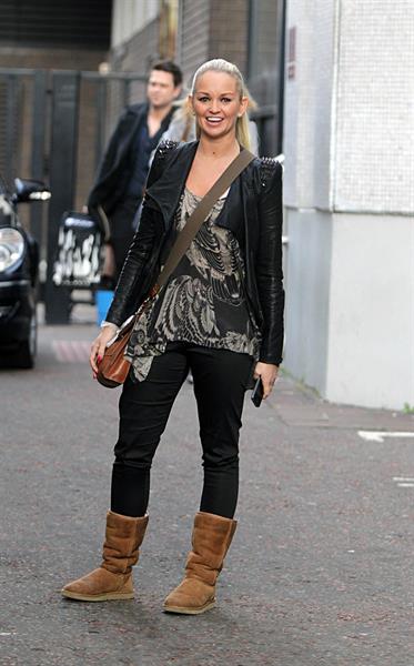 Jennifer Ellison ITV studios in London on February 17, 2012
