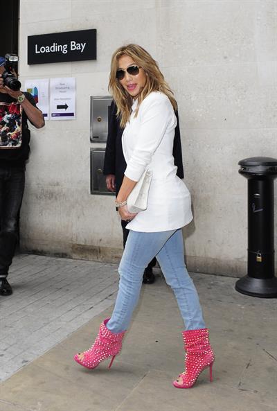 Jennifer Lopez - Pictured at Radio 1 in London on May 30, 2013