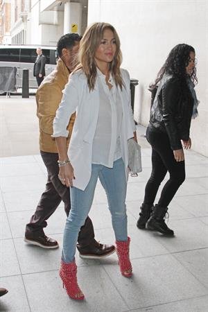 Jennifer Lopez - Pictured at Radio 1 in London on May 30, 2013
