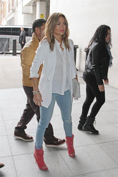 Jennifer Lopez - Pictured at Radio 1 in London on May 30, 2013