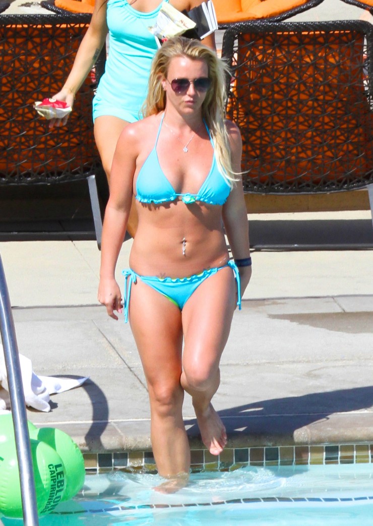 Britney Spears in a bikini
