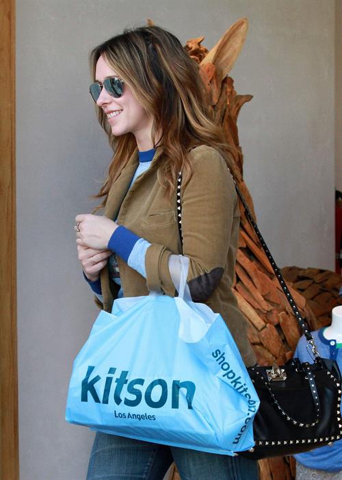 Jennifer Love Hewitt Shopping at Kitson in Beverly Hills April 6, 2013 
