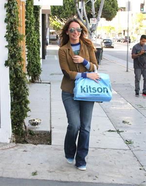 Jennifer Love Hewitt Shopping at Kitson in Beverly Hills April 6, 2013 