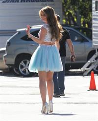 Jennifer Love Hewitt On the set of The Client List in Los Angeles January 4, 2013 