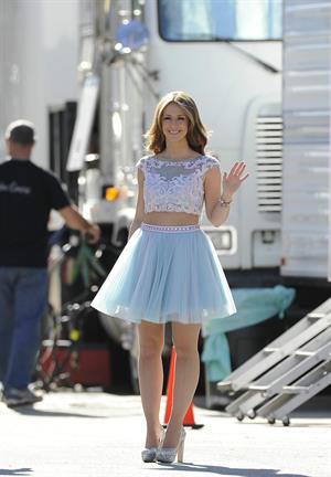 Jennifer Love Hewitt On the set of The Client List in Los Angeles January 4, 2013 