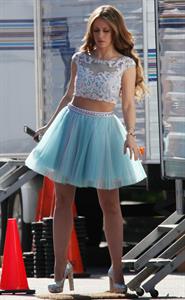 Jennifer Love Hewitt On the set of The Client List in Los Angeles January 4, 2013 