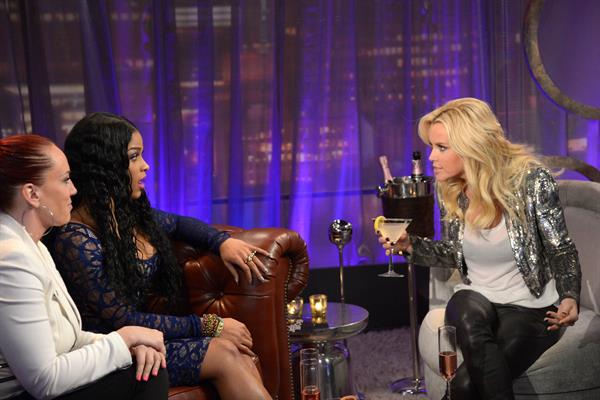 Jenny McCarthy taping the 1st episode of The Jenny McCarthy Show in NYC 2/7/13 