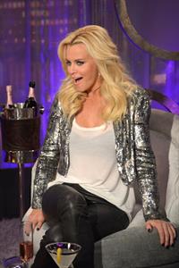 Jenny McCarthy taping the 1st episode of The Jenny McCarthy Show in NYC 2/7/13 