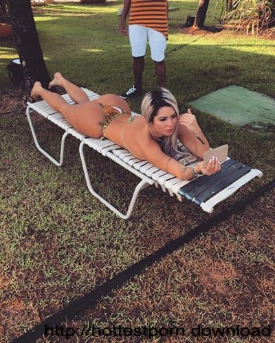 Anonymous in a bikini