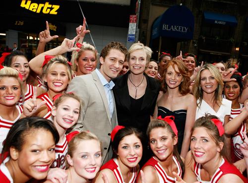 Jessalyn Gilsig Glee Cheerleaders Eclusive Performance at Fox's Upfront Presentation May 18th 2009  
