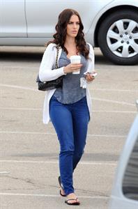 Jessica Lowndes - On the set of 90210 in Manhattan Beach - August 24 2012