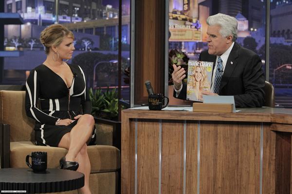 Jessica Simpson on The Tonight Show with Jay Leno on April 27, 2010 
