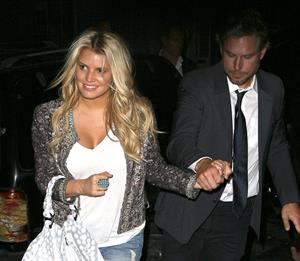Jessica Simpson out with boyfriend in New York on May 21, 2011 