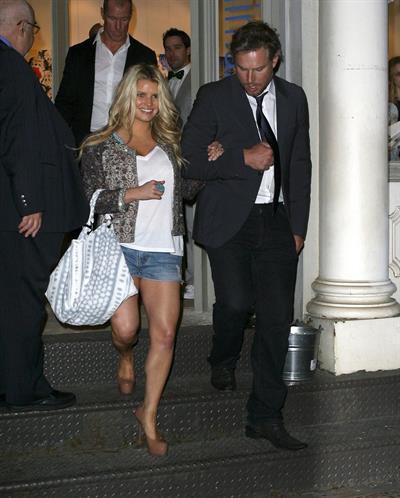 Jessica Simpson out with boyfriend in New York on May 21, 2011 