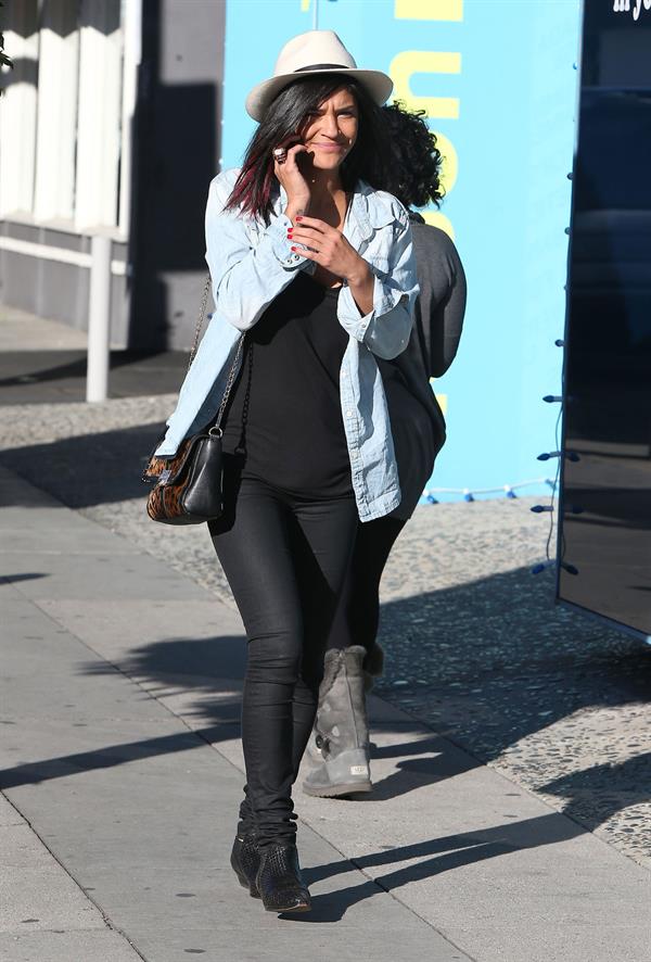 Jessica Szohr Shopping at Kitson, West Hollywood - December 20, 2012