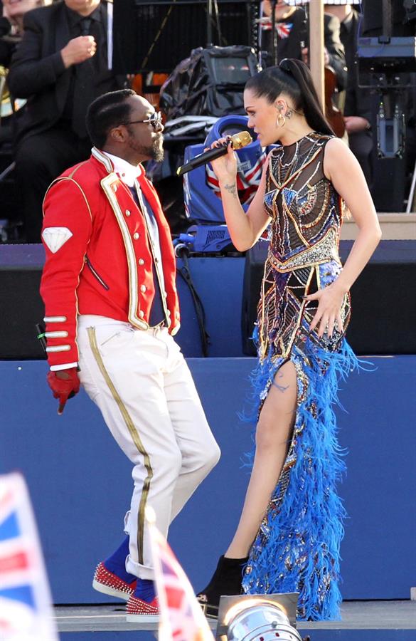 Jessie J - Performing at Queen Diamond Jubilee Concert in London, June 4, 2012