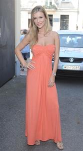 Joanna Krupa promotes her apperance on Top Model in Warsaw Poland
