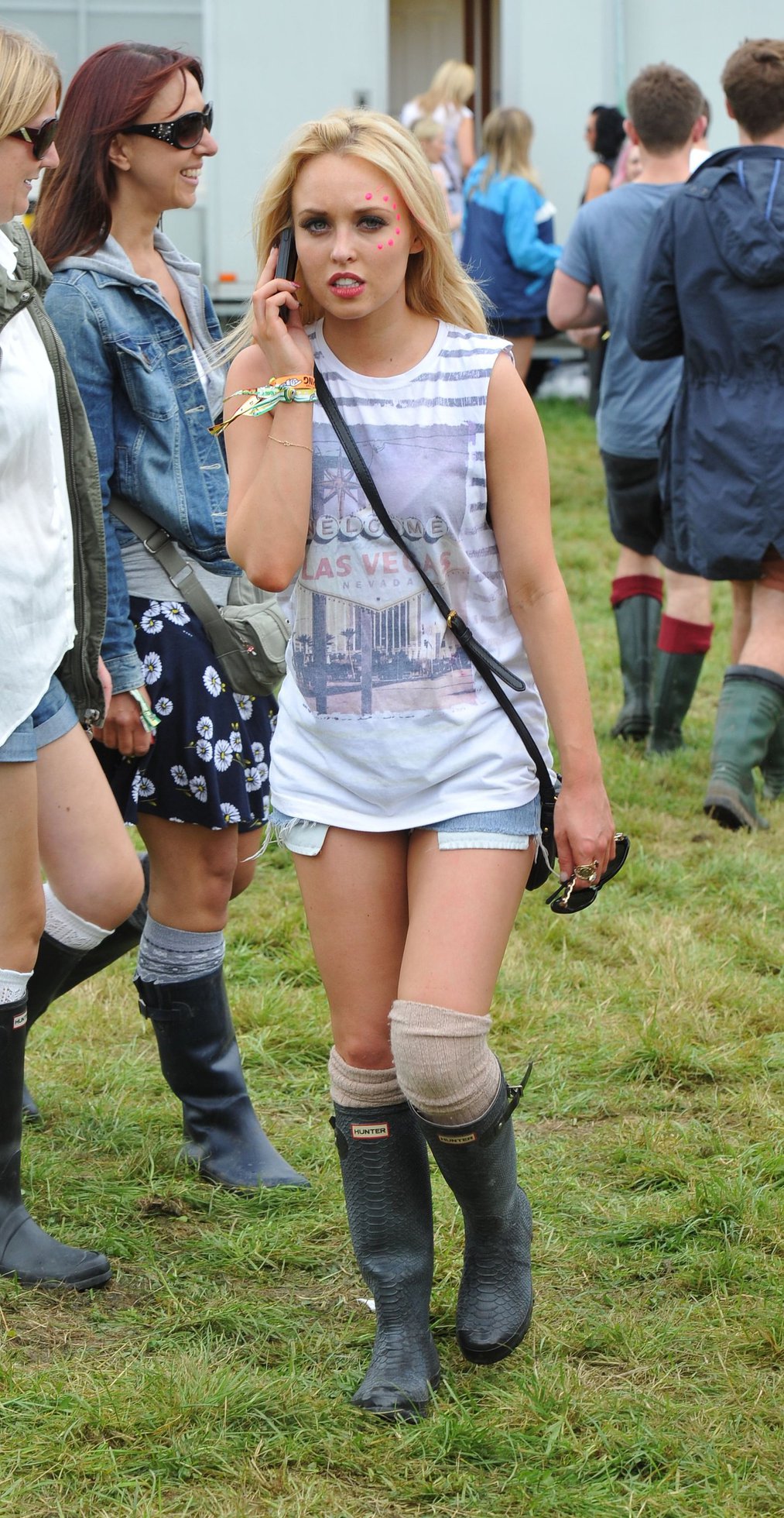 Jorgie Porter - at V Festival - August 18, 2012