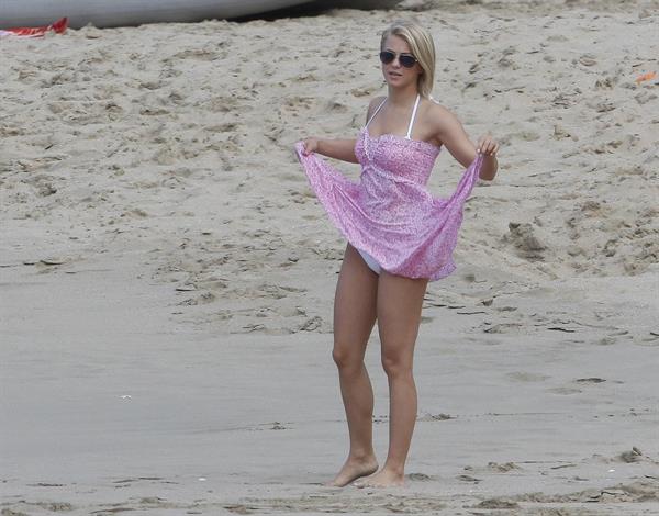 Julianne Hough bikini candids in St Barts 1/4/13  